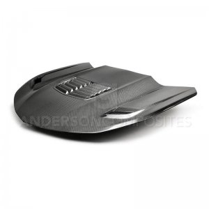 Chevrolet Camaro Hood - Anderson Composites - Double Sided Type-T2 Style - Carbon Fiber - `16-`21
