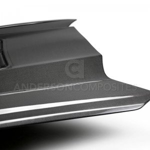 Chevrolet Camaro Hood - Anderson Composites - Double Sided Type-T2 Style - Carbon Fiber - `16-`21