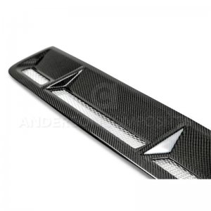 Ford Mustang Hood Vents - Anderson Composites - 3K, 2X2 Twill Weave Carbon Fiber - Carbon Fiber - `10-`14
