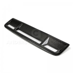 Ford Mustang Hood Vents - Anderson Composites - 3K, 2X2 Twill Weave Carbon Fiber - Carbon Fiber - `10-`14