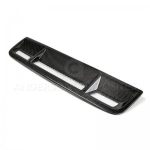Ford Mustang Hood Vents - Anderson Composites - 3K, 2X2 Twill Weave Carbon Fiber - Carbon Fiber - `10-`14