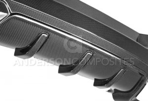 Chevrolet Camaro Rear Valance - Anderson Composites - Type-Z28 - `14-`15