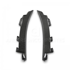 Ford Mustang Mud Flaps - Rear - Anderson Composites - Carbon Fiber - 2020