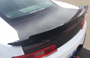 Chevrolet Camaro Z28 Rear Spoiler - Anderson Composites - Type-Z28 with Adjustable Wicker Bill - `14-`15