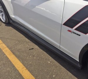 Chevrolet Camaro Side Skirts - Anderson Composites - Type-Z28, Carbon Fiber - `14-`15