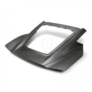 Chevrolet Corvette C7 Stingray Decklid - Anderson Composites - Dry Carbon Fiber - Matte - `14-`19