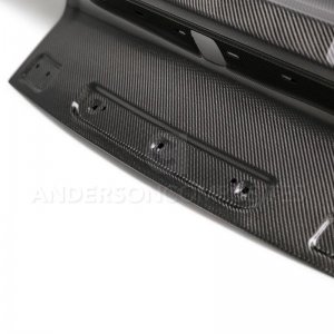 Ford Mustang Decklid - Anderson Composites - Type-OE Double Sided - Carbon Fiber - `15-`20