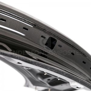 Ford Mustang Decklid - Anderson Composites - Type-OE Double Sided - Carbon Fiber - `15-`20