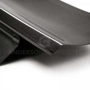 Ford Mustang Decklid - Anderson Composites - Type-OE Double Sided - Carbon Fiber - `15-`20