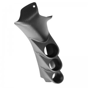 Ford Mustang Gauge Pod - AutoMeter - Triple Pillar, 52mm - Black - `01-`04