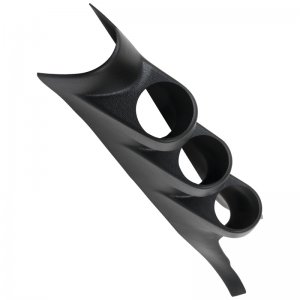 Ford Mustang Gauge Pod - Triple Pillar - AutoMeter - 52mm - Black - `10-`14