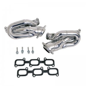Ford Mustang Performance Exhaust - BBK - Shorty Tuned Length - Polished Silver Ceramic - `11-`17
