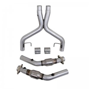 Ford Mustang Performance Exhaust - BBK - High Flow X Pipe with Catalytic Converters - `05-`10