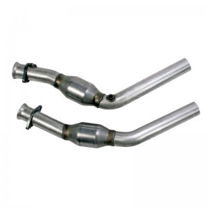 Ford Mustang Performance Exhaust - BBK - High Flow X Pipe with Catalytic Converters - `11-`14