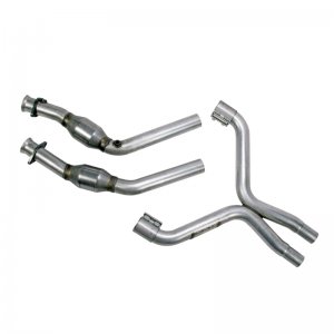 Ford Mustang Performance Exhaust - BBK - High Flow X Pipe with Catalytic Converters - `11-`14