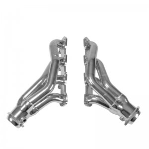 Dodge Challenger Performance Exhaust - BBK - Shorty Tuned Length, Polished Silver Ceramic, CNC Mandrel Bent, 1-7/8 in. Tubing - Silver - `11-`23