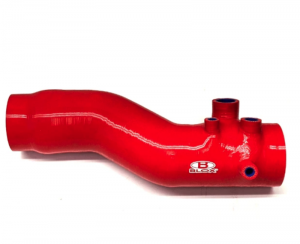 Subaru WRX Performance Air Intake - BLOX Racing - 3in Turbo Inlet Hose - Red - `15-`20
