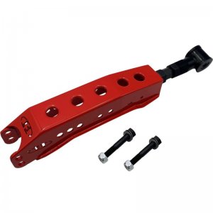 Subaru WRX Lower Control Arms - Rear - BLOX Racing - Red - `08-`23