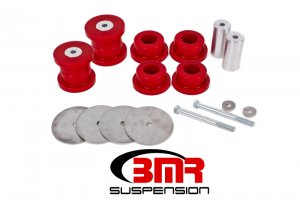 Chevrolet Camaro Rear Cradle Bushing Kit - BMR Suspension - Polyurethane - Red - 2016