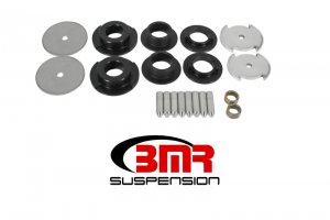 Chevrolet Camaro Cradle Bushing Lockout Kit - Rear - BMR Suspension - BK063 - Black - `16-`17