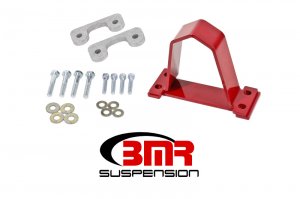 Chevrolet Camaro Driveshaft Safety Loop - Front - BMR Suspension - DSL019 - Red Powdercoat - 2016