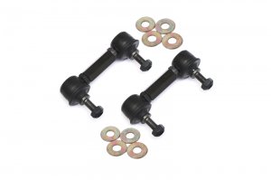 Chevrolet Camaro Sway Bar End Link Kit - Rear - BMR Suspension - Adjustable, ELK006, Ball Joint-Style - Black - `10-`11