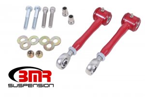 Chevrolet Camaro Sway Bar End Link Kit - Rear - BMR Suspension - Adjustable - Red - 2016