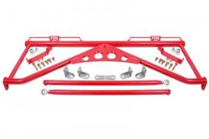 Ford Mustang Harness Bars - BMR Suspension - HB760 - Red - `15-`23