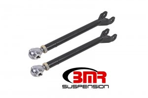 Dodge Challenger Trailing Arms - Lower - BMR Suspension - Single Adjustable, Rod Ends - Black Hammertone - `08-`19