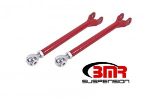 Dodge Challenger Trailing Arms - Lower - BMR Suspension - Single Adjustable, Rod Ends - Red - `08-`19