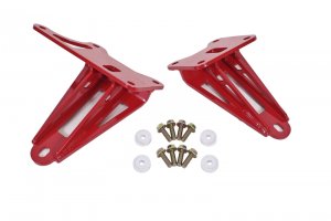 Ford Mustang Motor Mount Kit - BMR Suspension - Adjustable Height - Red - 2015