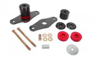 Dodge Charger Motor Mount Kit - BMR Suspension - MM110 Polyurethane Bushings - Black Anodized - `11-`20