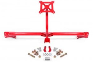 Ford Mustang Parachute Mount - BMR Suspension - Bolt-On - Red - `15-`19