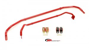 Chevrolet Camaro SS Sway Bar Kit - Front + Rear - BMR Suspension - SB037 3-Way Adjustable - Red - 2012