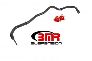 Chevrolet Camaro Sway Bar Kit - Front - BMR Suspension - Hollow 32mm Non-Adjustable - Black Hammertone - 2016
