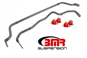 Chevrolet Camaro Sway Bar Kit - BMR Suspension - Three-way Adjustable - Black Hammertone - 2016