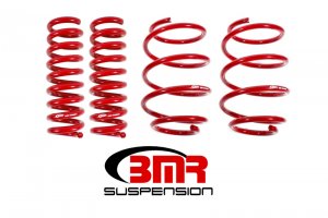 Chevrolet Camaro Lowering Springs - BMR Suspension - Performance Version - Red - `16-`17