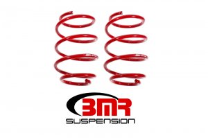 Chevrolet Camaro Lowering Springs - Front - BMR Suspension - Performance Version - Red - 2016