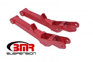 Chevrolet Camaro Control Arms - Rear - BMR Suspension - Non-Adjustable with Polyurethane Bushings - Red - `10-`15