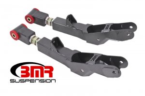 Chevrolet Camaro Control Arms - Rear - BMR Suspension - Adjustable Polyurethane - Black Hammertone - `10-`15