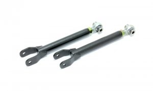 Chevrolet Camaro Trailing Arms - Rear - BMR Suspension - Single Adjustable Rod Ends - Black Hammertone - `10-`15