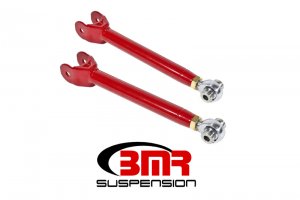 Chevrolet Camaro Trailing Arms - Rear - BMR Suspension - Single Adjustable Rod Ends - Red - 2016