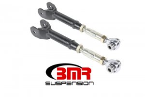 Chevrolet Camaro Trailing Arms - Lower - BMR Suspension - On-Car Adjustable - Black Hammertone - 2016