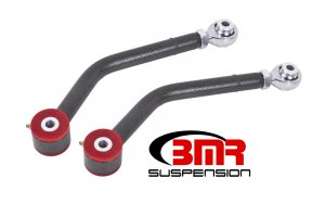 Dodge Challenger Control Arms - Upper - BMR Suspension - Single Adjustable, Rod Ends, Polyurethane - Black Hammertone - `08-`19