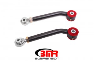 Dodge Challenger Trailing Arms - Upper - BMR Suspension - Single Adjustable with Poly/Rod Ends - Black Hammertone - `08-`19