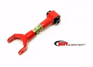Ford Mustang Control Arm - Upper - BMR Suspension - On-Car Adjustable w/ Spherical Bearings - Red - `11-`14