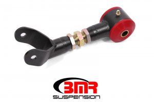 Ford Mustang Control Arms - Upper - BMR Suspension - On-Car Adjustable, Polyurethane - Black Hammertone - `11-`14