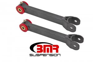 Chevrolet Camaro Trailing Arms - Upper - BMR Suspension - Non-Adjustable + Polyurethane - Black Hammertone - 2016