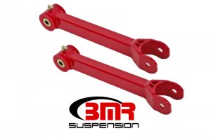 Chevrolet Camaro Trailing Arms - Upper - BMR Suspension - Non-Adjustable, Polyurethane Bushings - Red - 2016