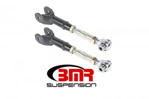 Chevrolet Camaro Upper Trailing Arms - BMR Suspension - On-car Adjustable, Rod Ends - Black Hammertone - 2016